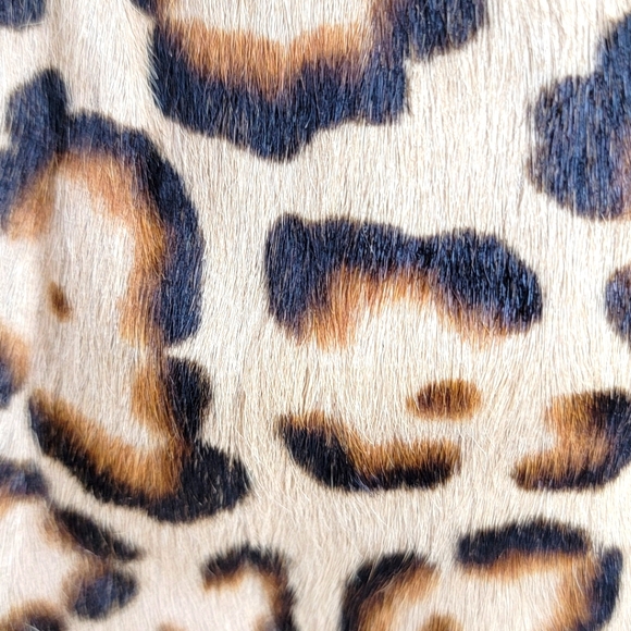 Roberta Gandolfi Animal Print with Real Fur Handbag P26 - Picture 2 of 8